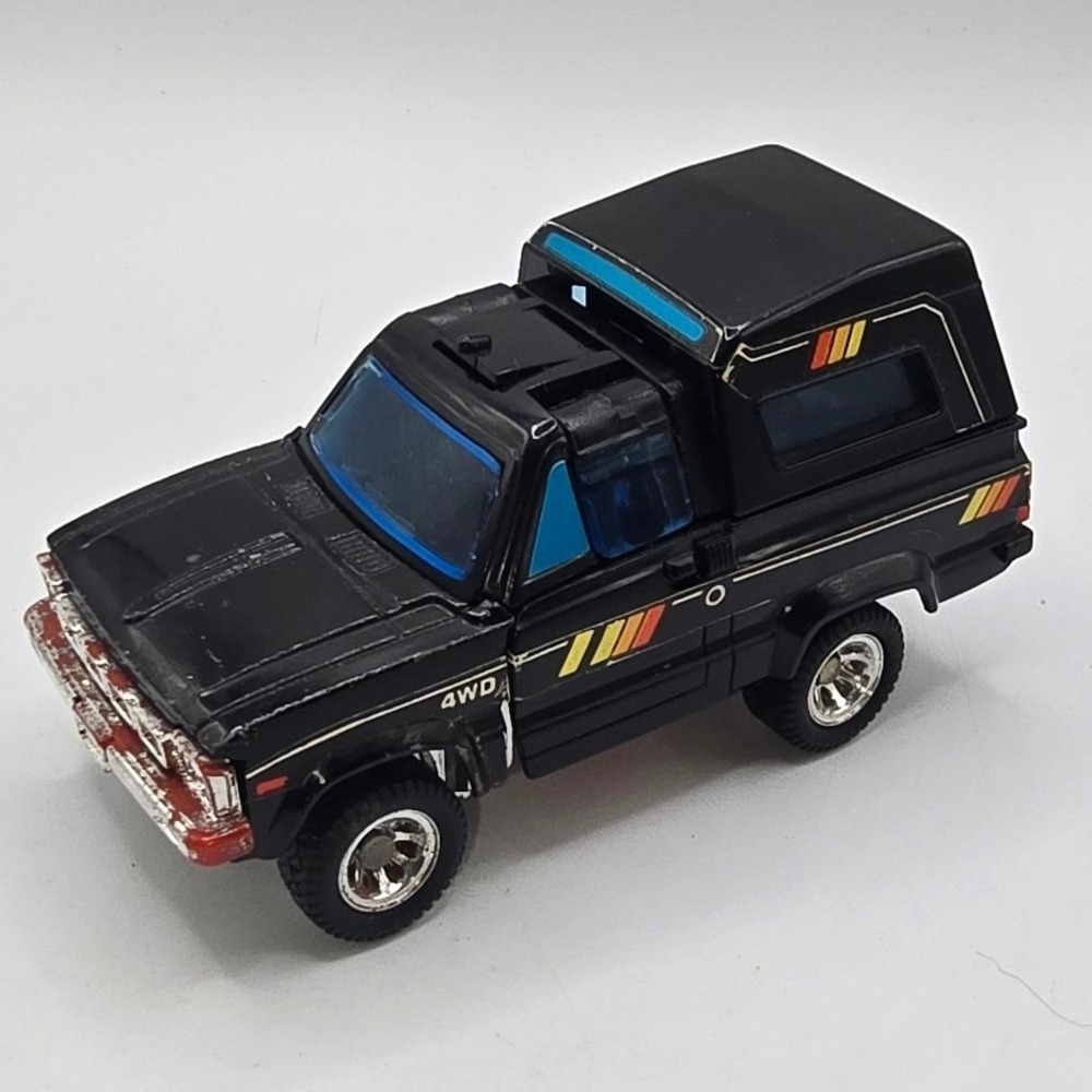 Vintage Takara Diaclone Hilux 4WD Robot Black Camper Toyota Japan 1980s